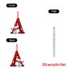 Christmas Ornament 2D 26 Letter Snowman Christmas Decoration Xmas Tree Decor Festive Letter Hanger Holiday Home Decor
