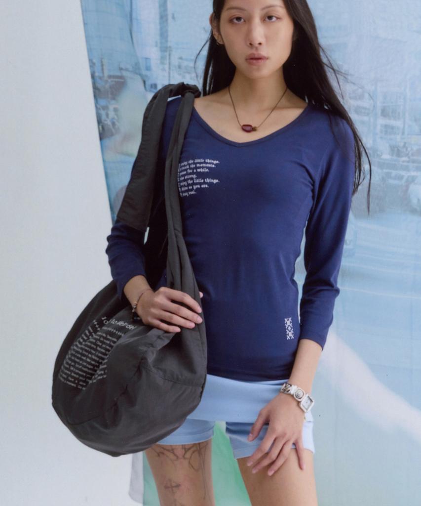 Wellbeing Express Nylon Reversible Bag Charcoal