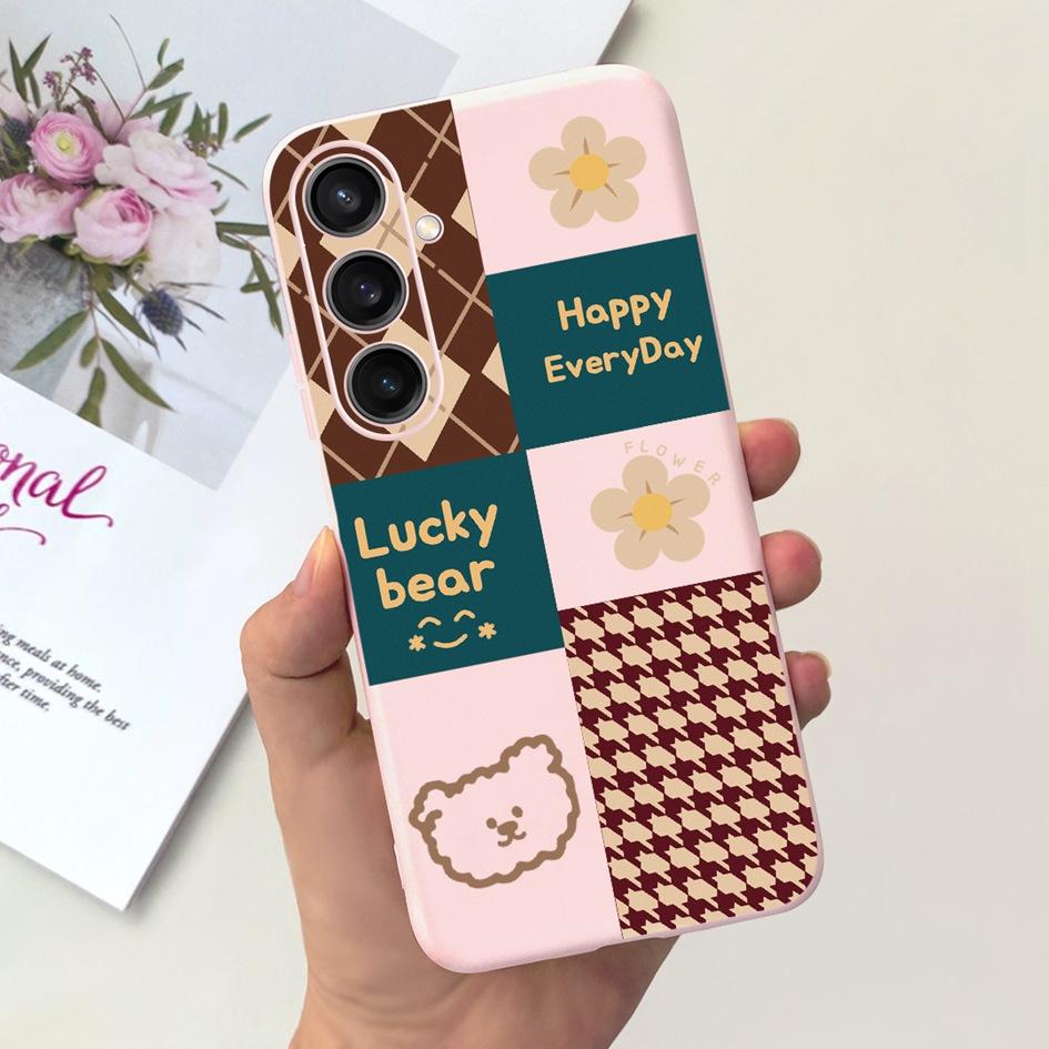 For Cover Samsung Galaxy A15 Phone Case Fashion Pattern Soft Silicone Cover For Samsung A15 Hoesje A 15 GalaxyA15 SM-A155F Funda