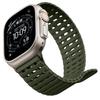 Magnetic Silicone Sport Band for Apple Watch Ultra 49mm 44/45/46mm Fish Scale Breathable Waterproof Replacement Strap Men Women