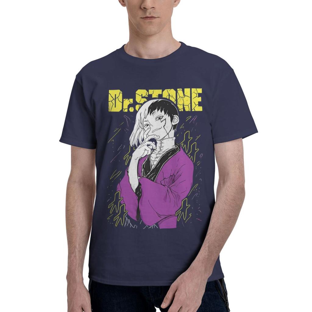 DrStone Ryusui Senku Asagiri Seiyuu 100 Cotton Casual Breathable Confortable T Shirt Mens Clothing Deals Funny Gift