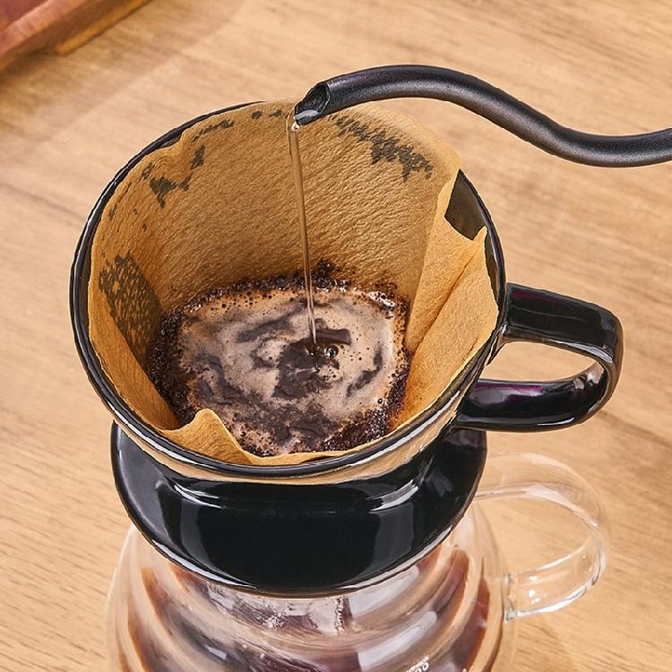 Ceramic Coffee Dripper Pouring Over Filter Funnel Cup Even Extraction Perfect For Coffee Enthusiasts