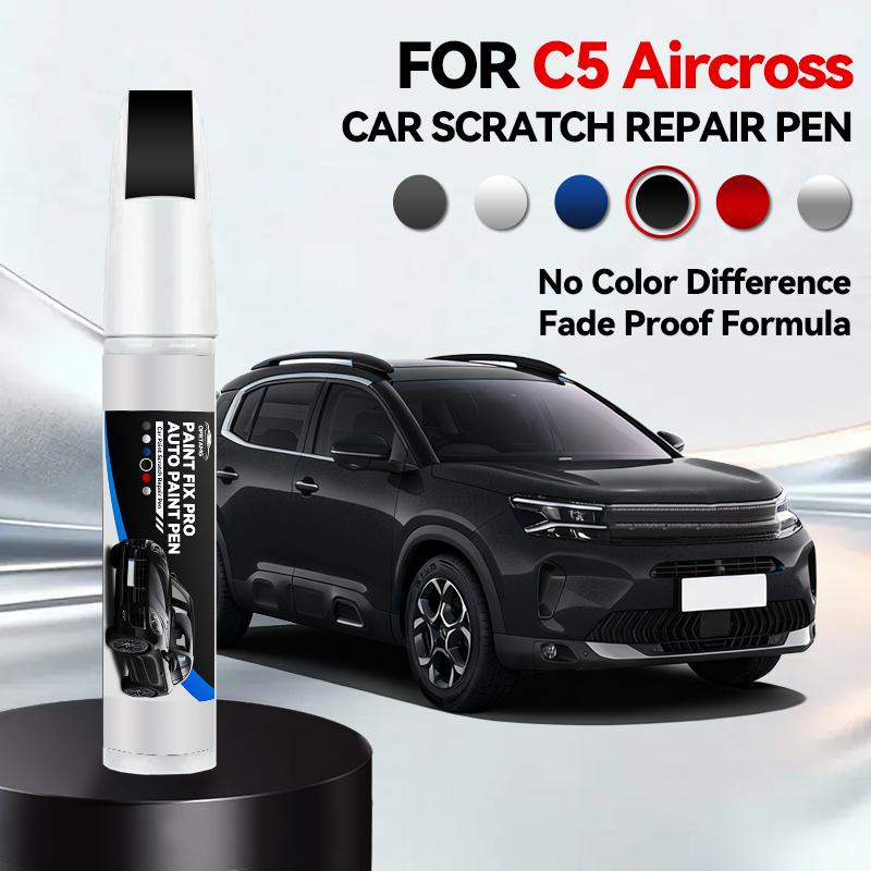 For Citroen C5 Aircross Car Paint Repair Pen Touch Up Scratch Remover DIY Auto Accessories Black KTV White KWE Blue EDZ Gray EVL