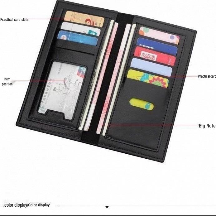 Men’s Large Capacity Zipper Clutch: Phone & Card Holder Trendy Handbag