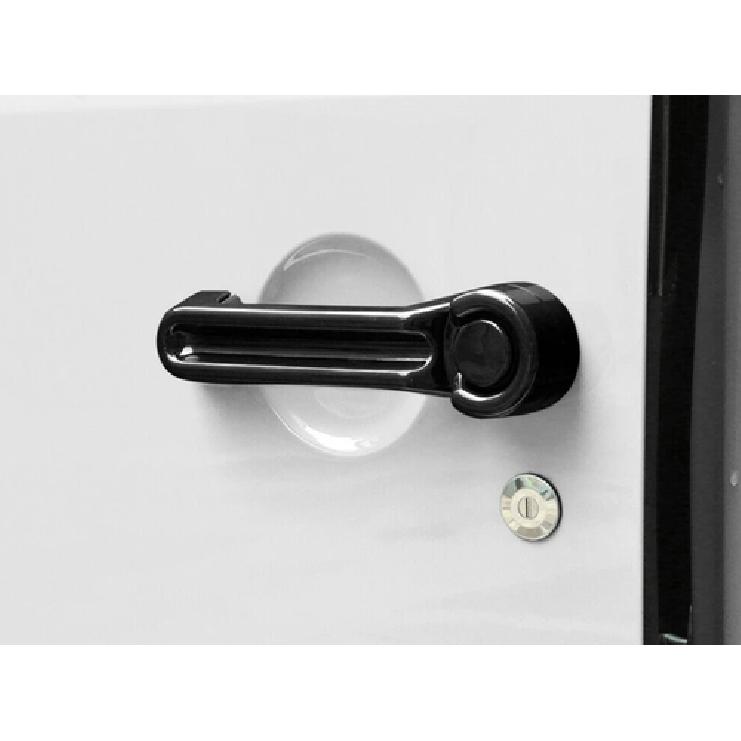 Door Handle Glossy Black Lid Cover Trim For 2007-2017 Jeep Wrangler JK ABS 10pcs