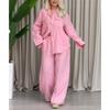 Spring Summer Women's Fashion Casual Loose 2-Piece Pants Set Outfit Crossborder Hot Selling