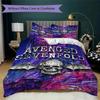 Avenged Sevenfold Pattern Bedding,Quilt Set Quilt Cover Pillowcase Home Birthday Gift (1*duvet cover+2*pillowcase,without core)SSJT0917545