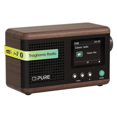 Radio Mini DAB+ - PURE - Classic Stereo - Bluetooth - 2x20W - Brown