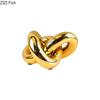 Wrapping Knots Artwork Gold-plated Geometry Knot Ornaments Desk Decoration Modern Geometric Resin Crafts Room Aesthetic Decor