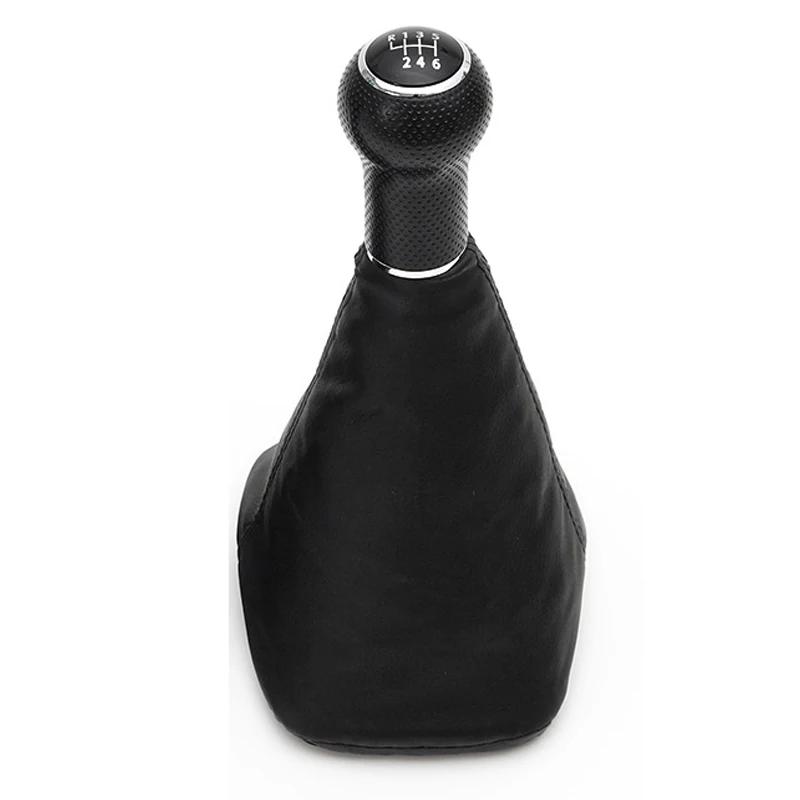 

5/6 Speed Integrated Gear Shift Knob & Dust Boot for Volkswagen VW Golf 4 - Car Transmission Lever, Durable Auto Accessories