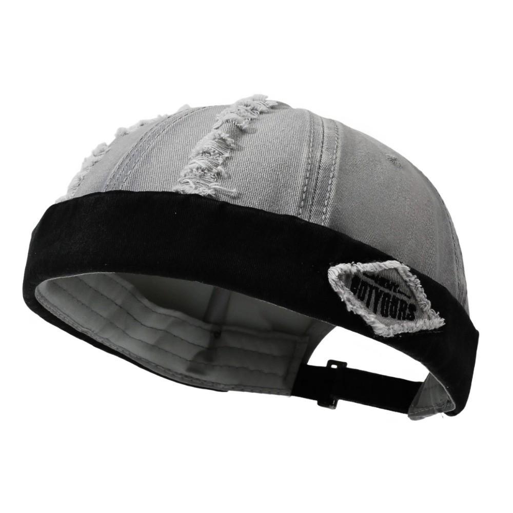 Streetwear Brimless Skullies Cap Lightweight Skullcap Fashion Melon Skin Hat Outdoor