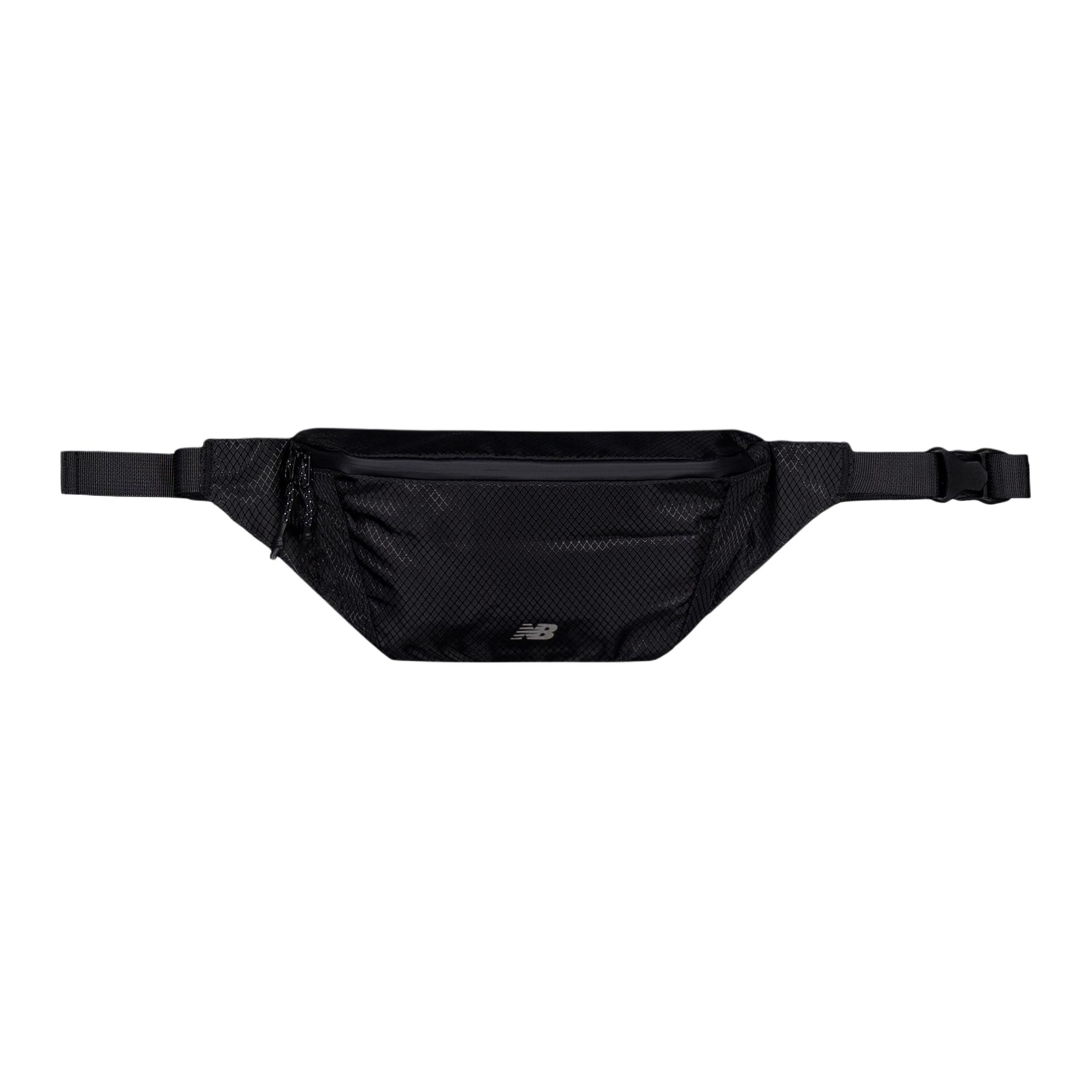 New Balance Casual Versatile Fabric Waist Bag Unisex bags Black LAB54431 Black