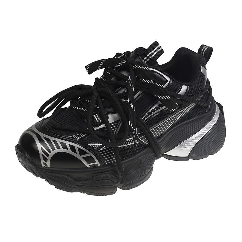 Women's shoes autumn new dad shoes women's thick-soled heightening sports and leisure shoes