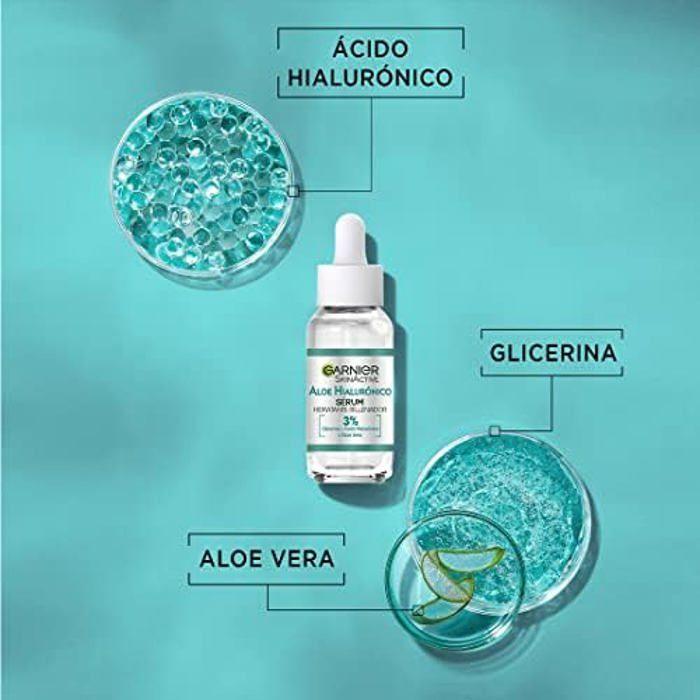 Sérum - GARNIER - SKINACTIVE - 30 ml - Acide Hyaluronique - Aloe Vera - Hydratation Intense