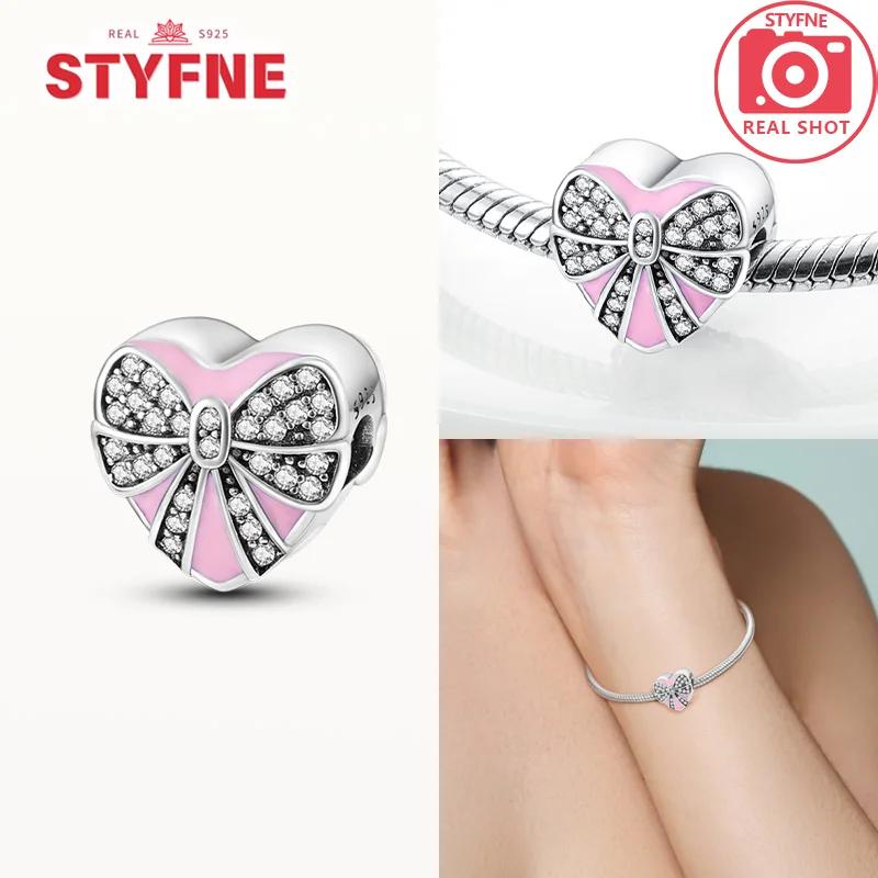 Exquisite Original Couple Love Boy&Girl Dangle Charms Heart Beads Copper Bracelet For Women Diy Jewelry Gift Charms Beads