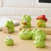 Handmad Frog Resin Figurine Statue Mini Frog Model Toy  Car Diy Accessories