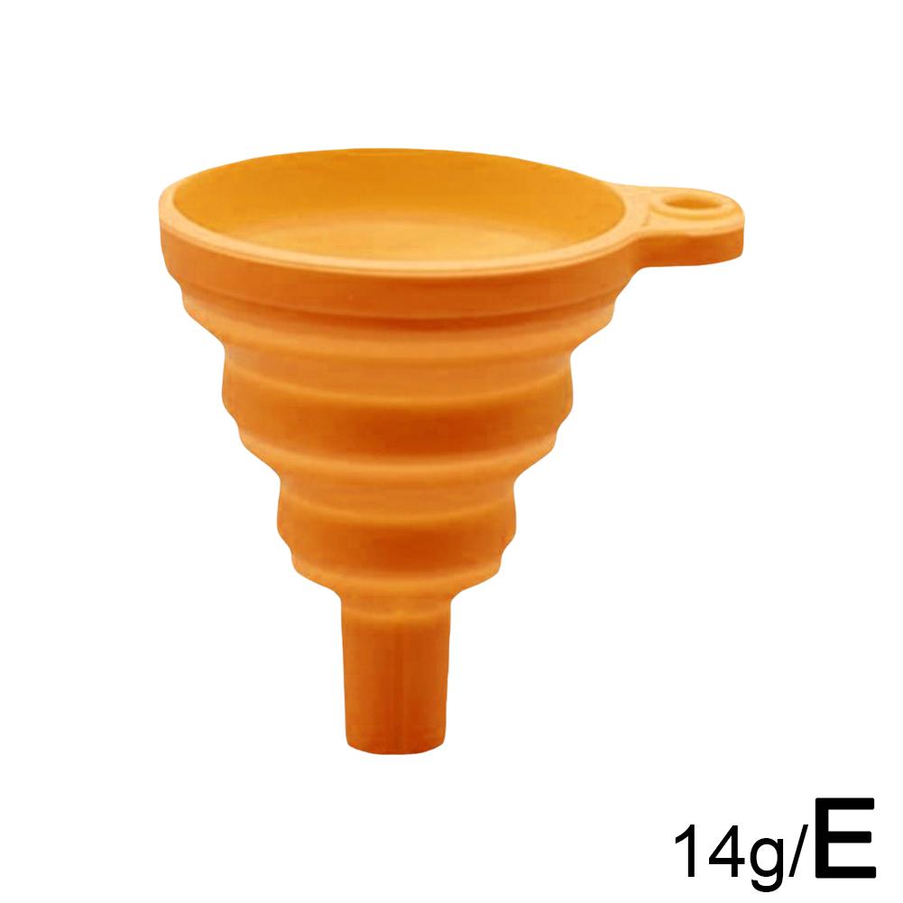 Silicone Separatory Filter Funnel Car Universal Liquid Funnel Washer Fluid Change Foldable Portable Auto Engine Oil Petrol Chang