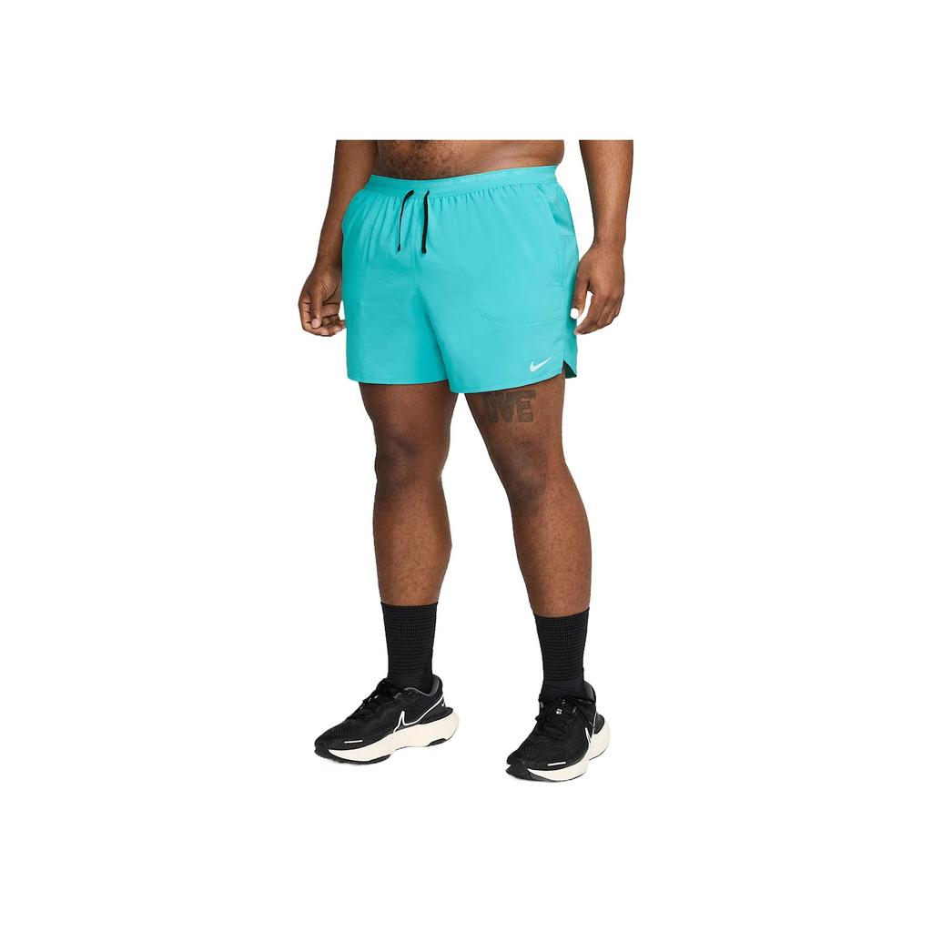 Nike Shorts Esportivos Leves Suaves Confortáveis Frescos Trail Stride Dri-Fit Masculino Azul-Claro Preto DM4755-345