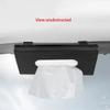 New Soft Leather Car Tissue Box Car Sun Visor Type Block Hanging Container Towel Napkin Holder Paper Rack Organizer Storage Bag