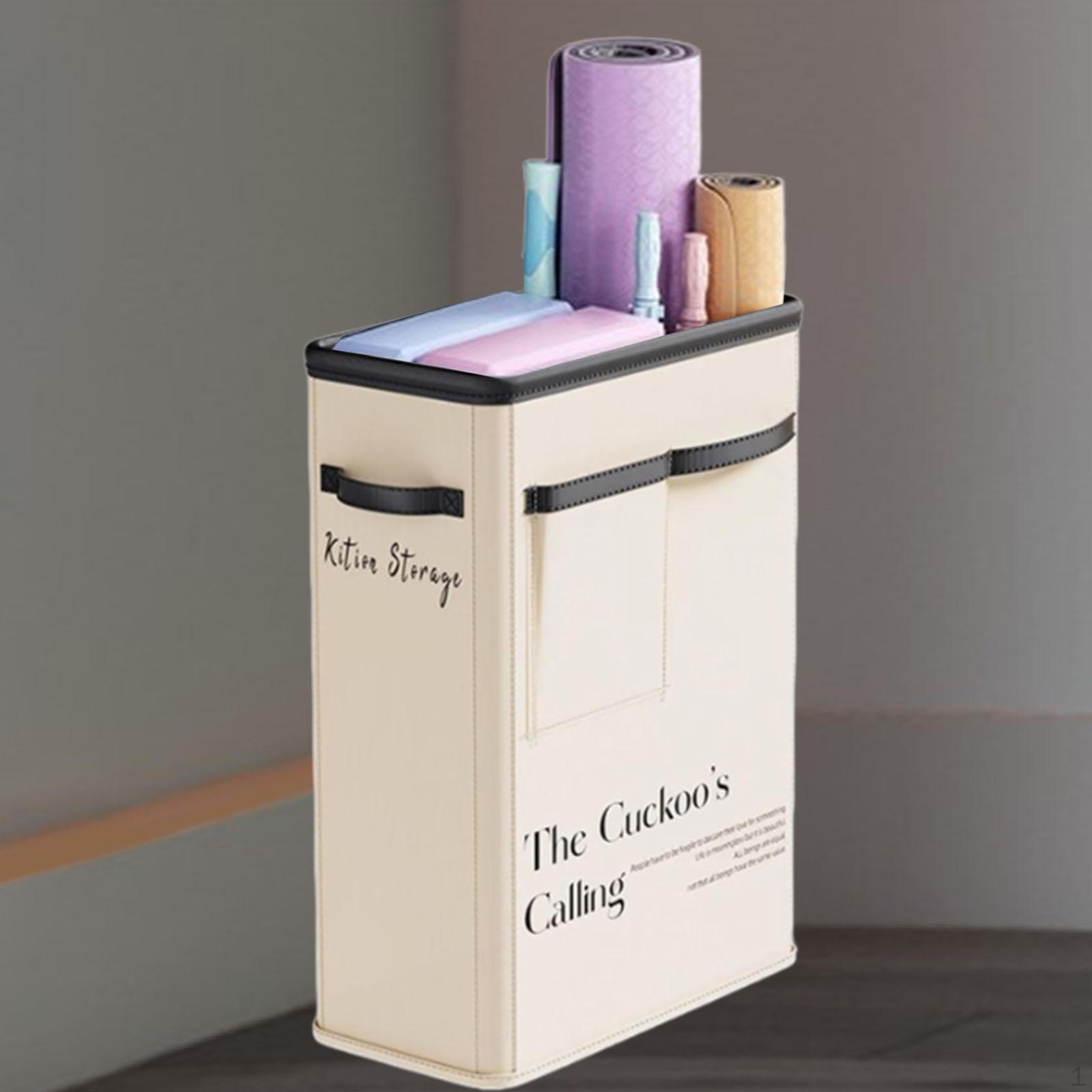 

Корзина для хранения ковриков Контейнер для оборудования Многофункциональная переносная стойка бежевый