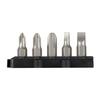 Vessel 2-Way Powered Screwdriver 11-Piece Set (Silver/Black)