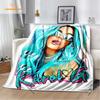 Karol G Bichota Blanket Personalized Warm Plush Cozy Home Girl Throw Blanket for Beding Comfortable Couch Lightweight Blanket