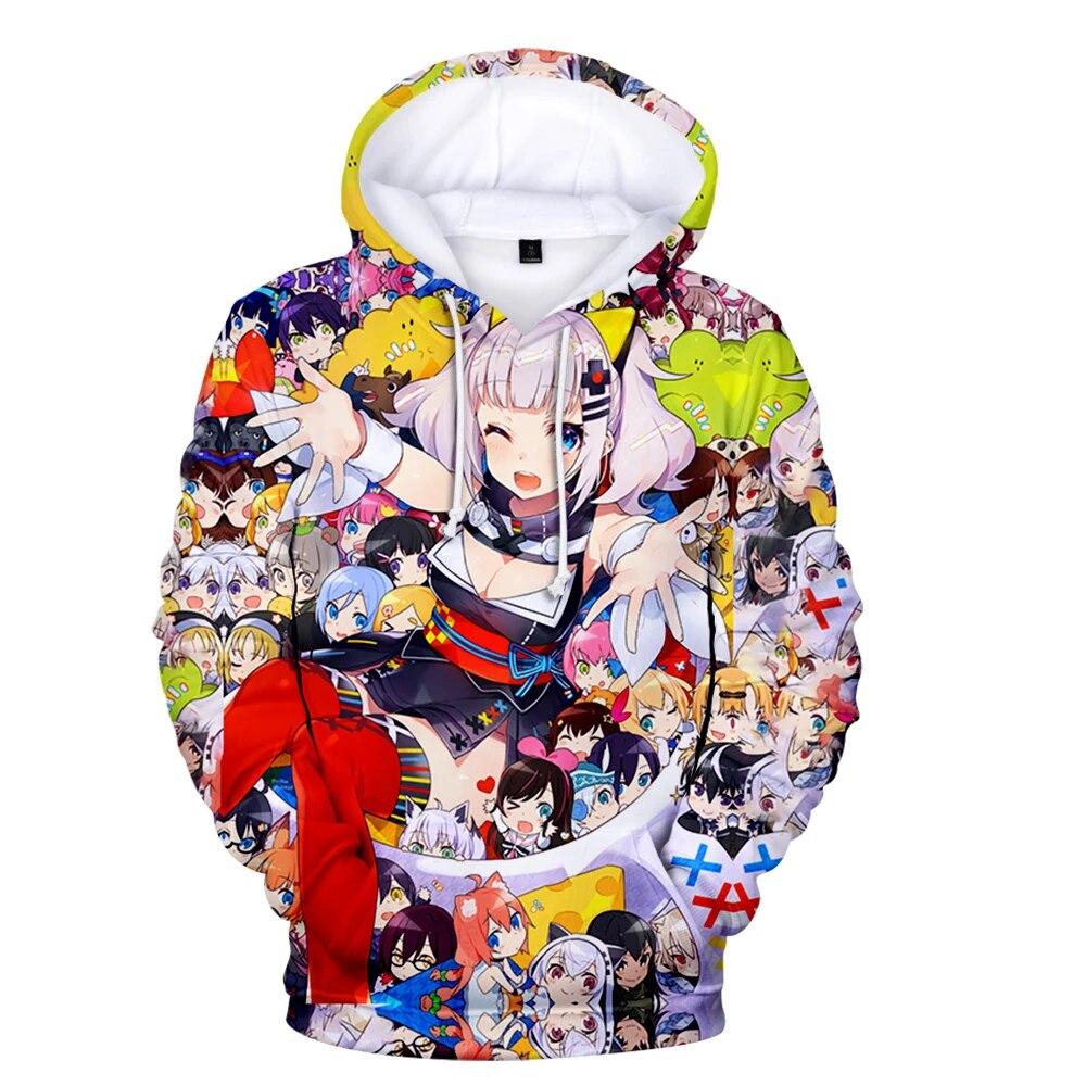 Hot Kaguya Luna 3D Print Unisex's Laxity Hoodie Casual Oversized Pullover Popular Streetwear Fashion Sweatshirt Trend Unisex Clothing