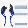 CNC Motorcycle Brake Clutch 5 Colors Aluminum Alloy Short Brake Clutch Levers Adjustable Handle Set Motorcycle Accessories