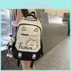Cat Backpack Printed Large Capacity Breathable Outdoor Leisure Schoolbag Travel