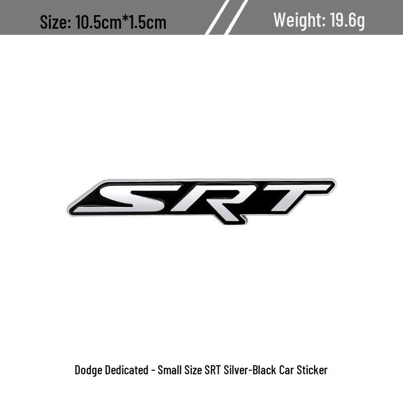 Dodge CHALLENGER Journey SRT Grille and Rear Emblem Metal Decorative Sticker