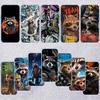 Rocket Raccoon Phone Case for Motorola Edge 20 30 S30 40 50 Fusion Lite Plus Pro Ultra Neo One Action Zoom Hyper Power Macro Vision