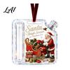 Unique Gift Idea Acrylic Christmas Money Holder Ornament Clear Fuel Up Gas Can Cash Card Holder Xmas Tree Hanging Decoration for Holiday Home Party