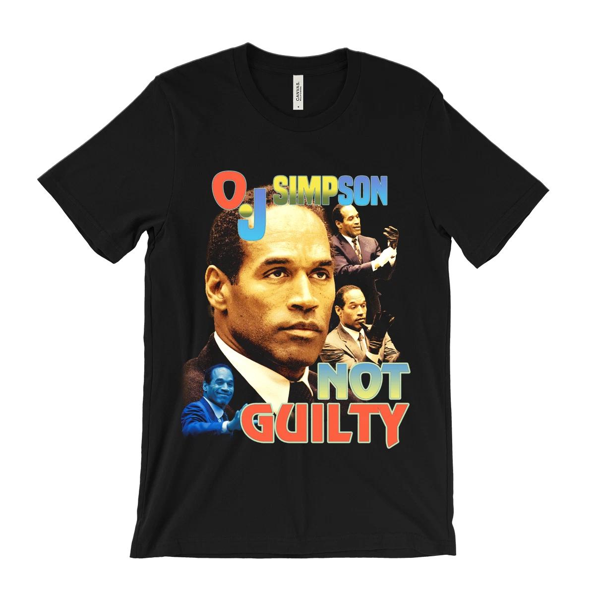 OJ Simpson T-shirt - Not Guilty vntg vintage rap tee The Juice Is Loose bills 3XL