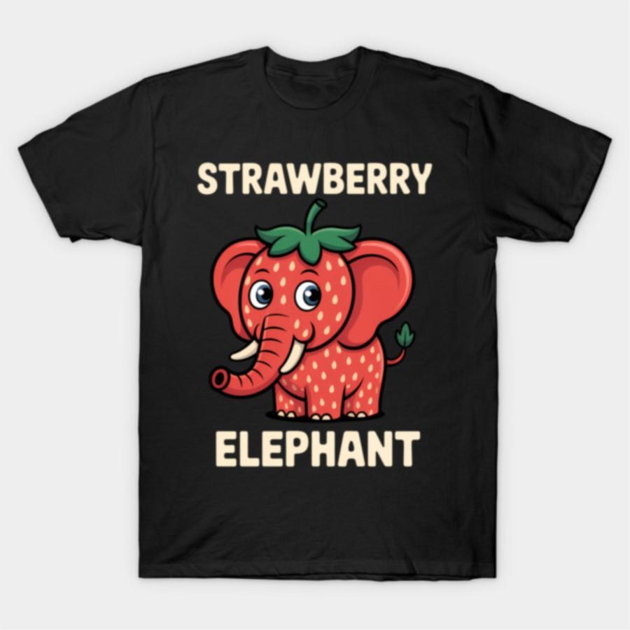 

Italian Brainrot Meme Kids Boys Strawberry Elephant T-shirt For Men Women 100% Cotton T Shirts 3XS-3XL Tops J130 - Men s Summ... 5XL різнокольоровий