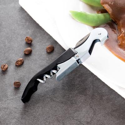 Bottle Opener Multi-Functional Non-slip Handle Labor-Saving Stainless Steel 2 In 1 Handheld Bottle Lid Remover Corkscrew Kitchen Tool