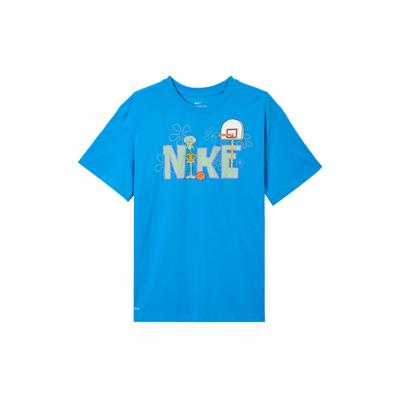 Fashionable Versatile Moisture-Wicking Breathable Short Sleeve T-Shirt Men Tops Blue CJ9269-435