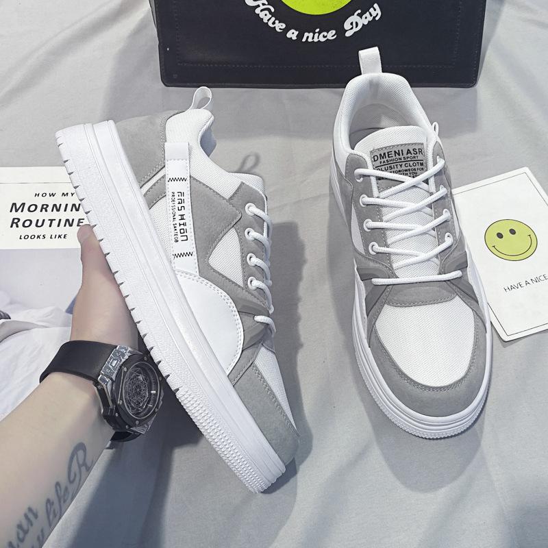 Sneakers casual sports men's shoes autumn 2024 new trend with breathable thin mesh small white fashion shoes