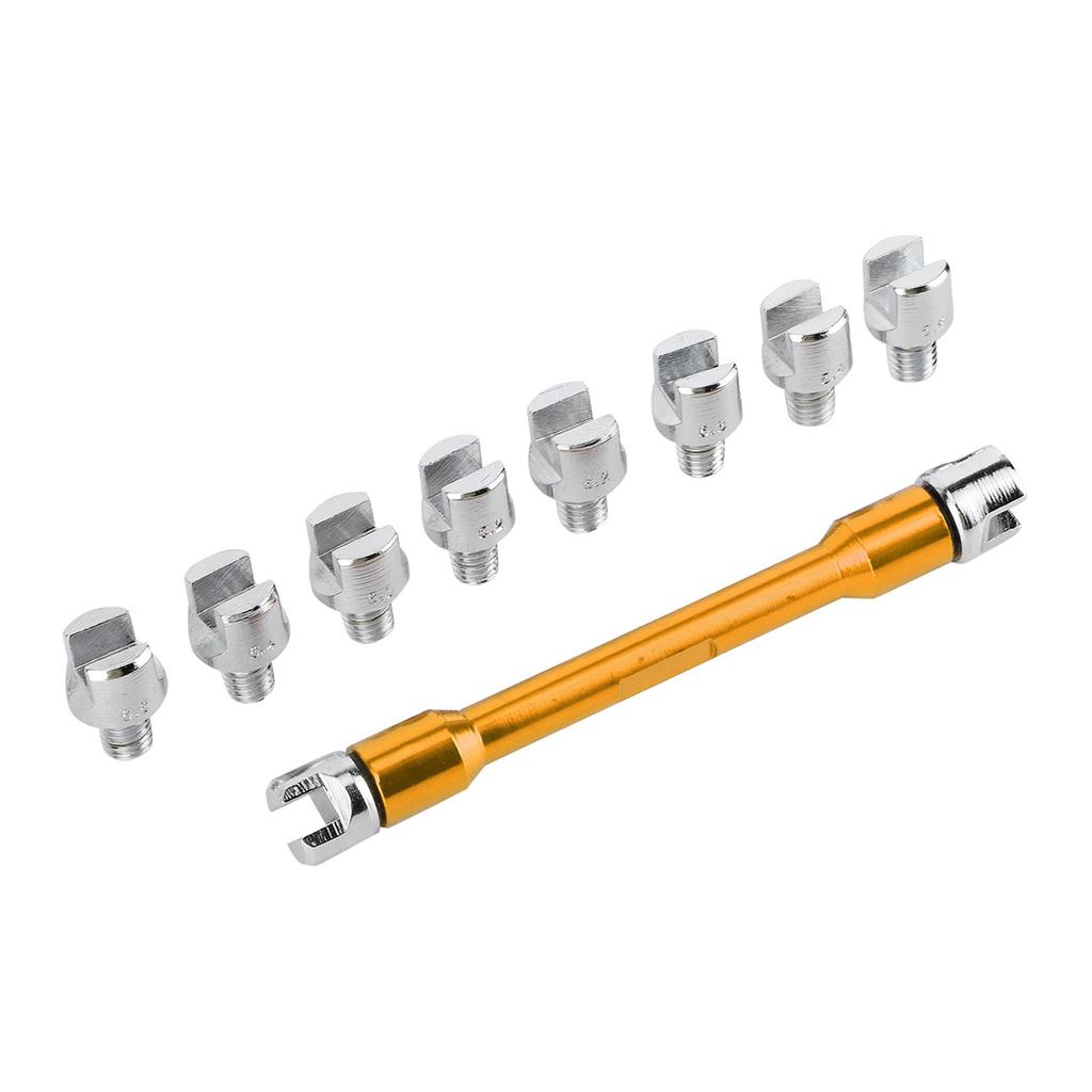 Motorsykkel Eikenøkkel CNC Fastnøkkelsett 5.0?6.8 Lengde 93mm3.7in for De fleste motorsyklerGull