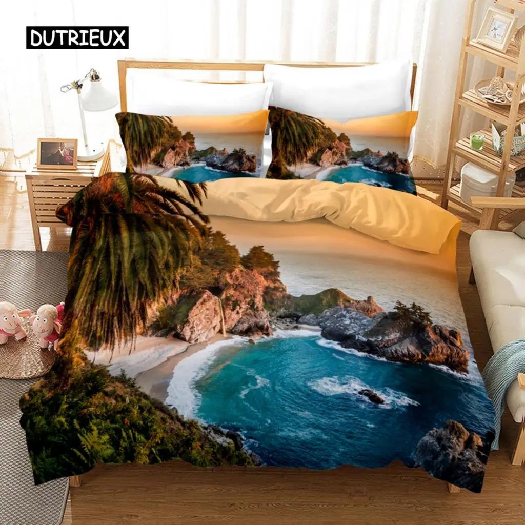 

Пляжный комплект пододеяльников, летний пляжный декор, гавайский стиль отдыха, цветной геометрический комплект пододеяльников для детей и взрослых EU Single 135x200cm