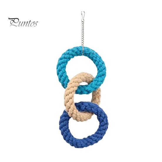 

Игрушка для хомяка, веревка для скалолазания, клетка для птиц, аксессуар, яркие цвета, подвесной планер против укуса, игрушка для домашних животных с крючками, игрушка для прорезывания зубов ручной работы для скалолазания B