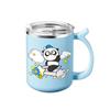 Beerus Double-Layer Insulated Mug with Lid and Tea Infuser - Leak and Dust Proof Office Cup