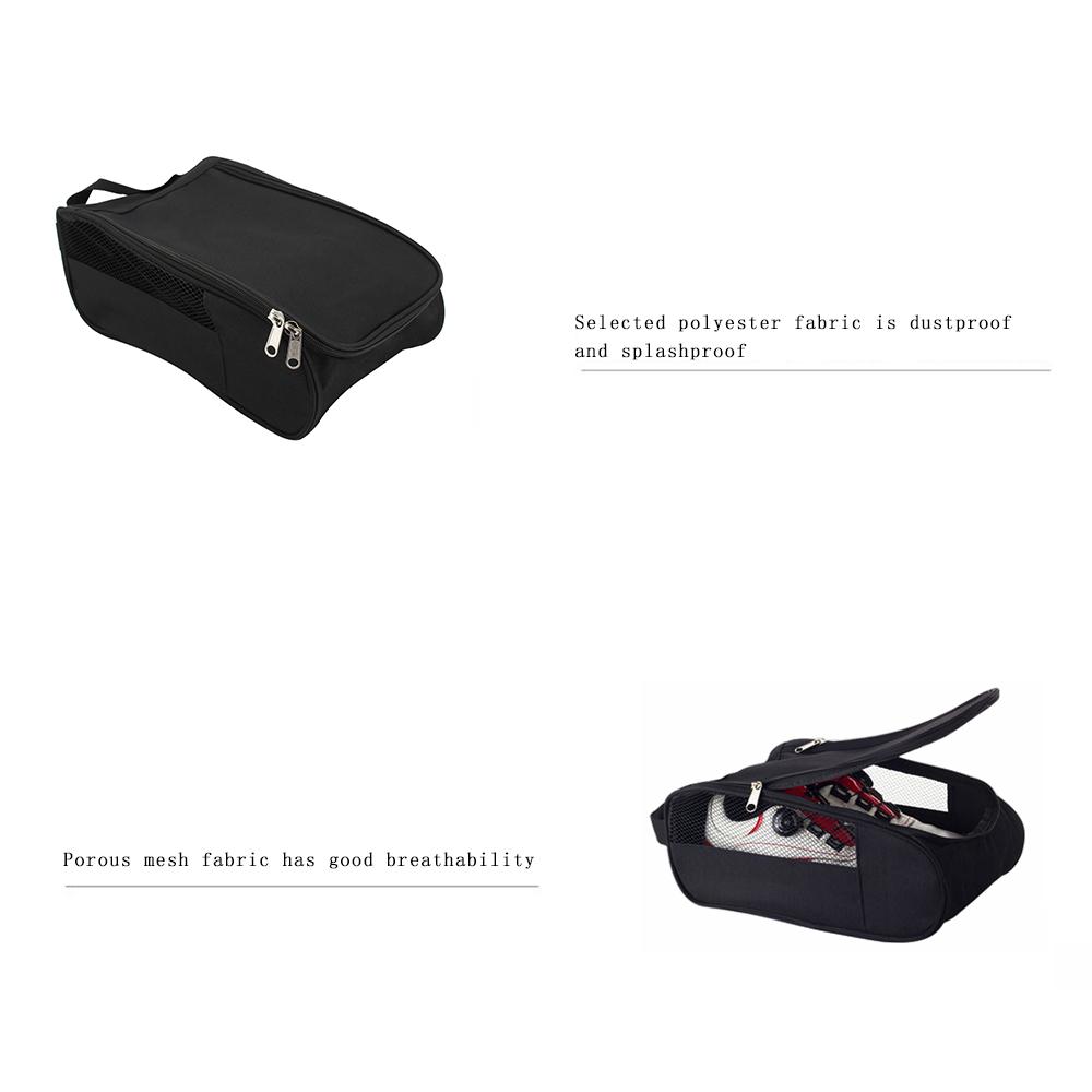 1Pcs Golf Shoes Bag Portable Zipped Sports Bag Shoe Case Breathable Golf Shoe Bag - Zippered Shoe Carrier Bags Case Pocket Pouch