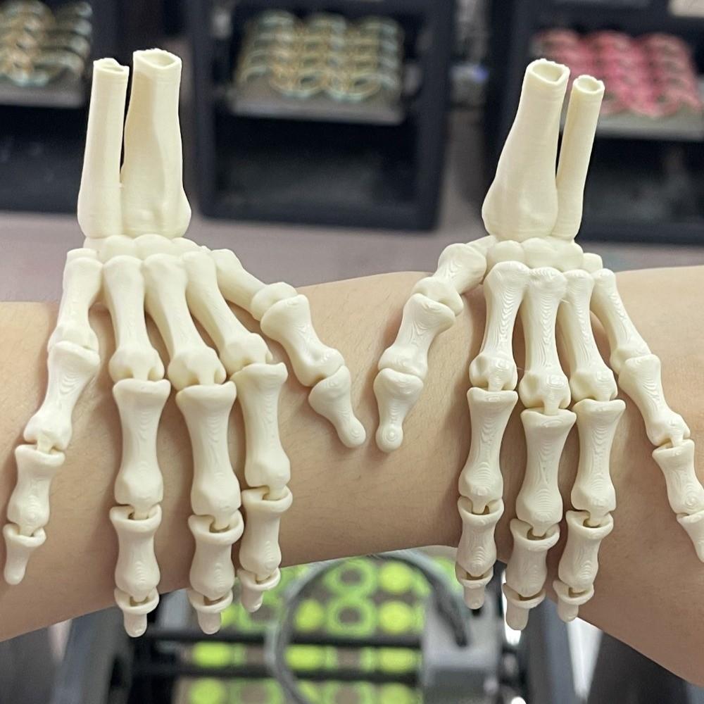 Flexible Joint Hand Bone Ornaments Realistic Design Zombie Festival Props Home Ornament