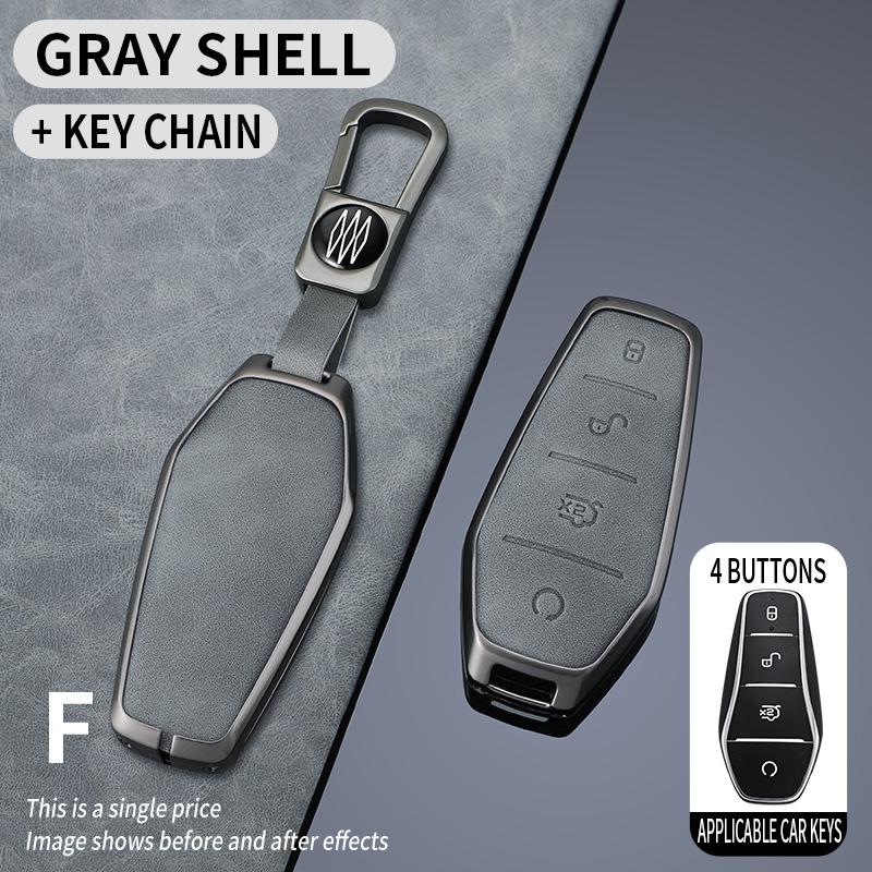 Car Key Case Cover For Byd Han Ev Tang Dm/Qin Plus/Song Pro/Max/Yuan Dolphin E2 Protector Auto Key Car Accessories
