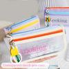 Clear Pencil Case Large Capacity Pen Bag Double Layered Pen Organizers Travel Makeup Pouches for Student Women Adult