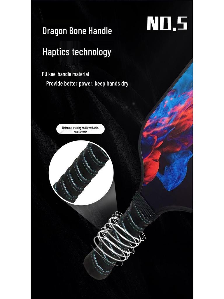 Beginner Fiberglass Pickleball Paddle for Outdoor Sports