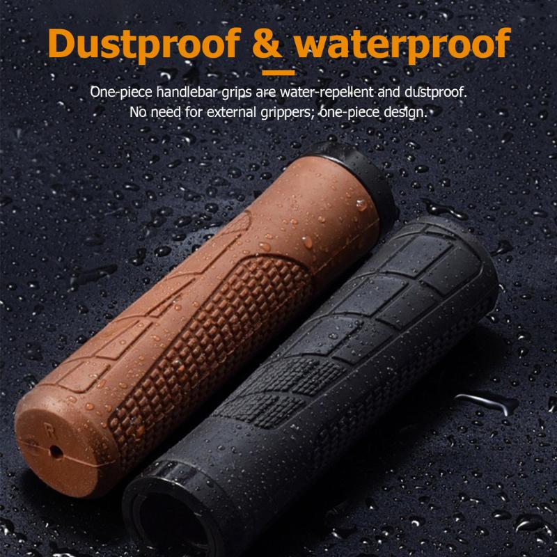 Lockable Anti-Slip Bicycle Handle Cover Wear-Resistant Comfortable for City Commute Mountain Riding