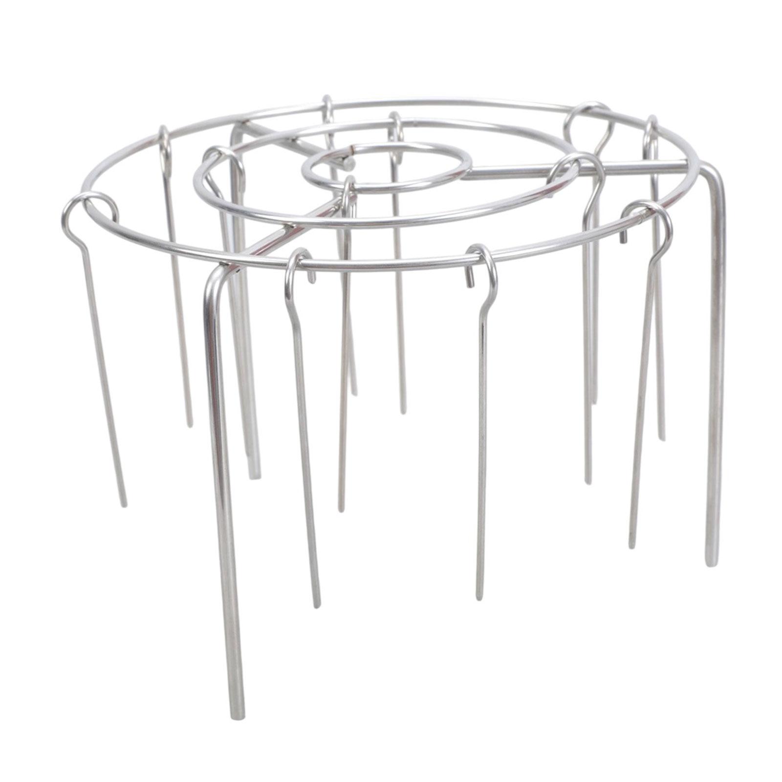 

Прочная подставка для шампуров из нержавеющей стали, инструменты для барбекю, совместима с аэрофритюрницами и скороварками для здорового гриля A