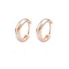 Hoop Alloy Elegant Earrings Minimalist Geometric Circular Gold Silver Gold Rose