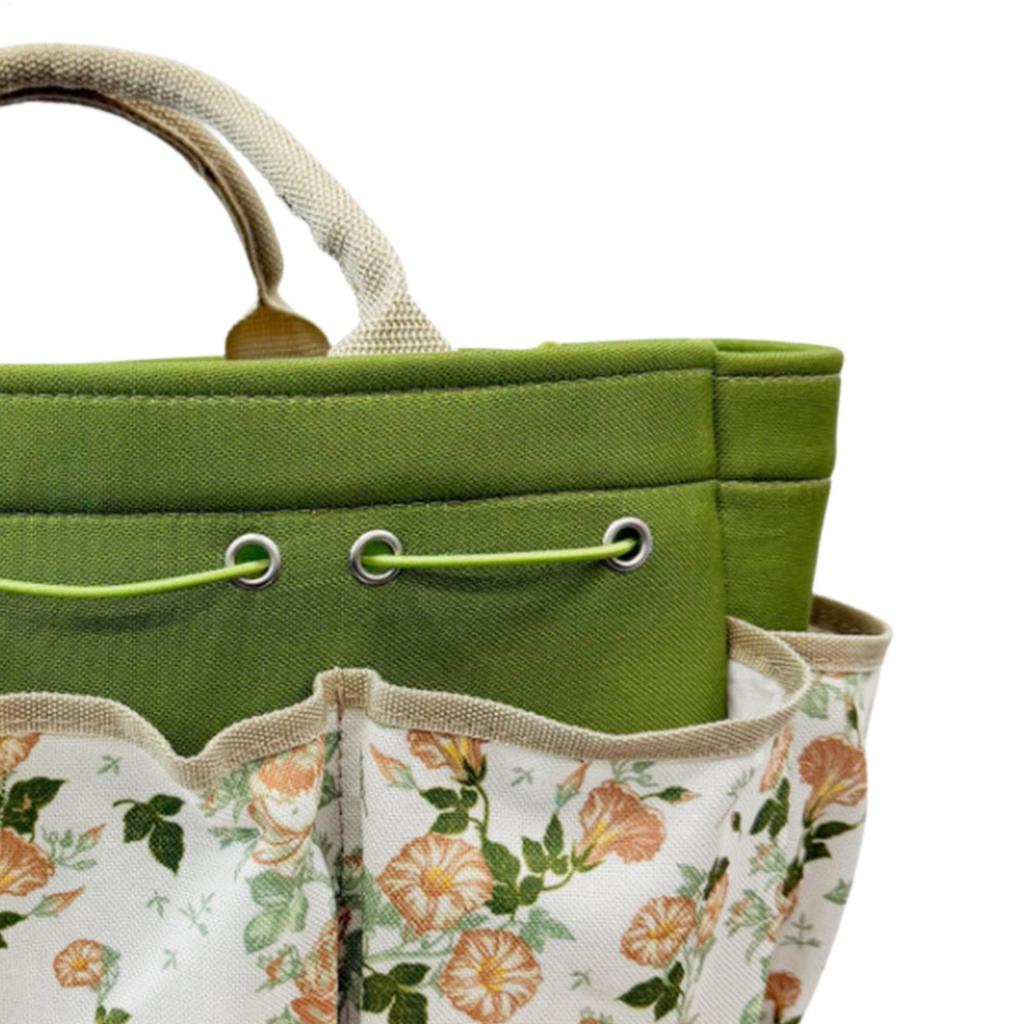 Garden Tool Bag Durable Handheld Gardening and Planting Tool Storage Bag Multi Pocket Garden Tool Organizer Bag Pouch